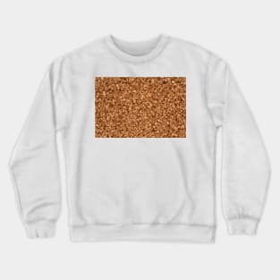 Brown cane sugar closeup Crewneck Sweatshirt